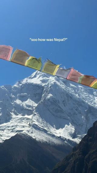 "soo how was Nepal?"