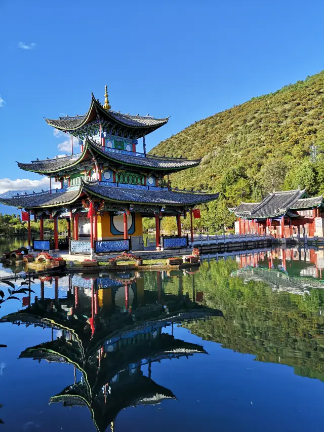 風景が絵のように美しい、黒竜潭公園