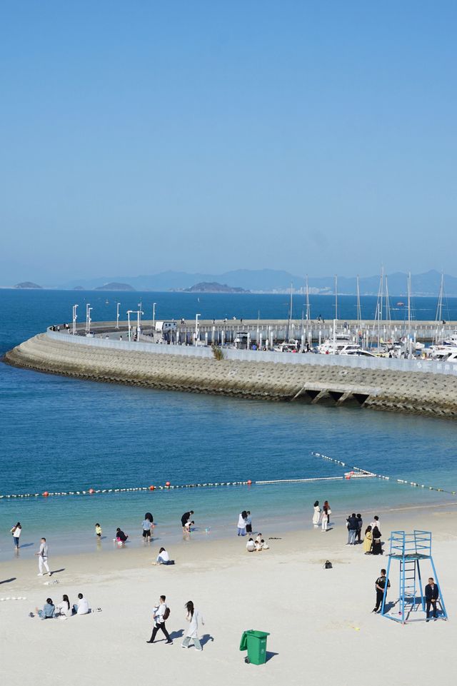 深圳桔釣沙看海！這也太頂了吧！