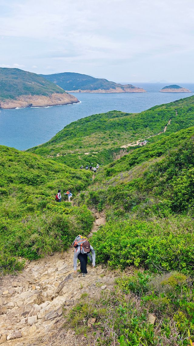 香港破邊洲，治癒系藍色海洋