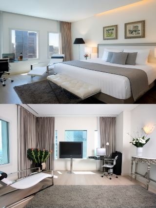 The Crowne Plaza Hotel in the center of Tel Aviv offers top-notch service, making you feel the warmth of home
