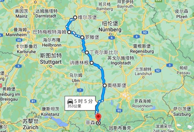 自駕穿越德國浪漫之路，解鎖中世紀童話之旅