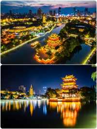 淮安里運河文化長廊：邂逅千年古韻與璀璨夜景