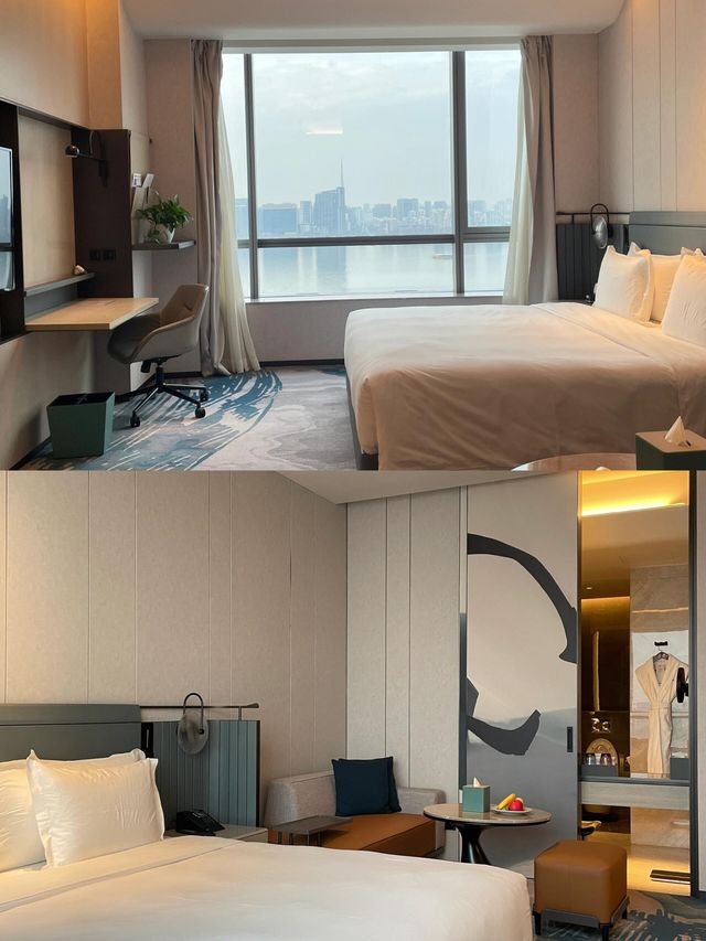 杭州濱奧皇冠假日酒店住過才懂得高級酒店！。