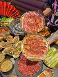 哇哇哇～現在在蘭州烤肉都這樣吃了嗎？。