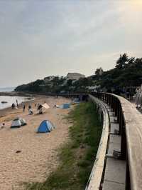 青島第二海水浴場，海邊的寶藏之地。