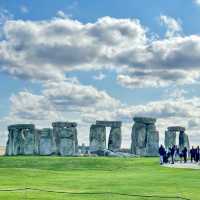 Stonehenge: A mysterious prehistoric monument.