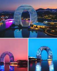 睡進湖州網紅地標建築！太湖邊的月亮酒店