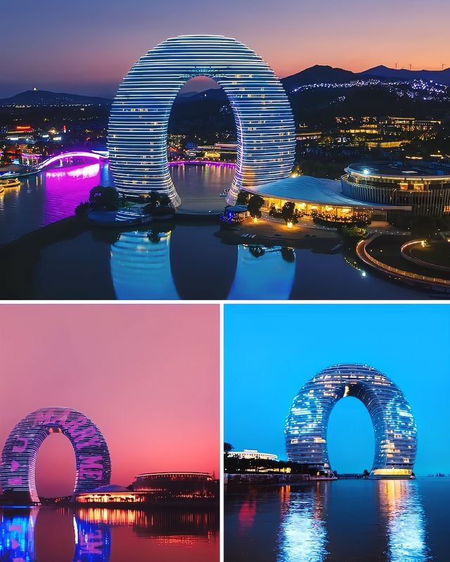 睡進湖州網紅地標建築！太湖邊的月亮酒店