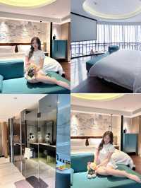 江南西｜270度高空景觀投影浴缸酒店