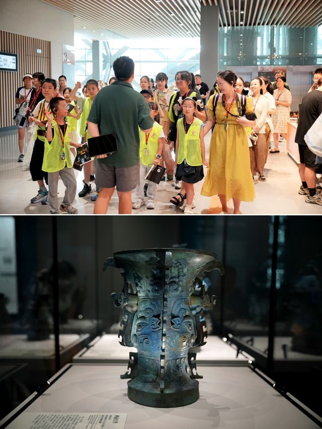 成都博物館，藍色青銅器特展，一定要嚟睇呀～
