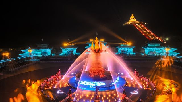 南山水幕光影秀開啟 南山水幕光影秀開啟