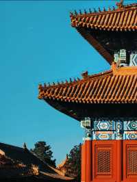 北京絕美打卡地太廟遇上藍天美到窒息