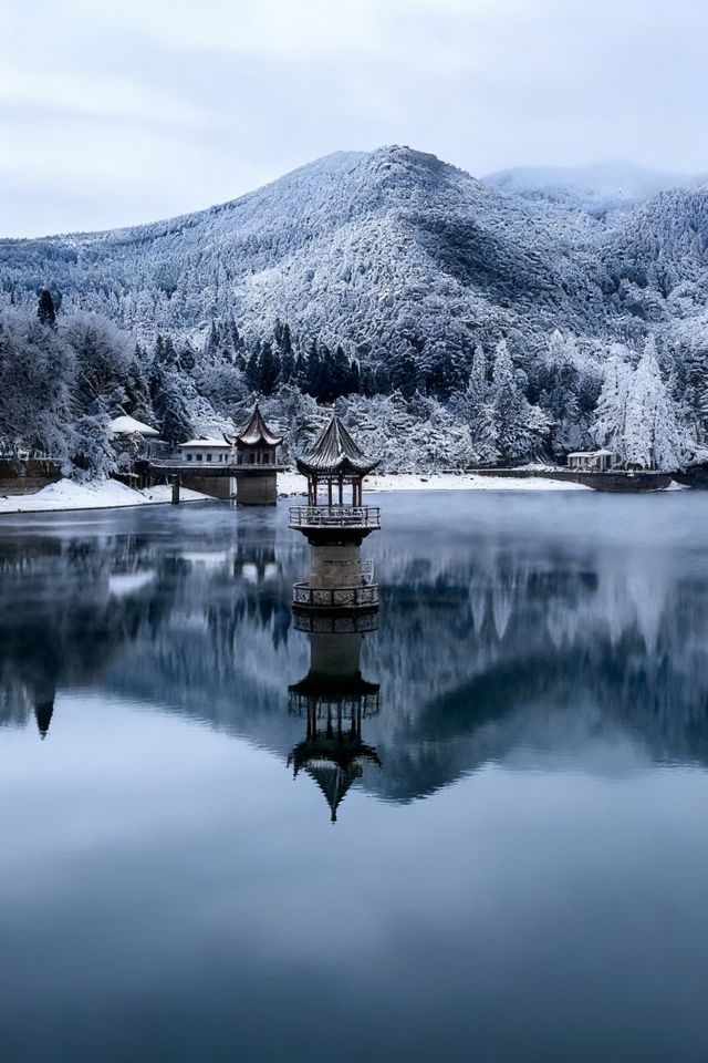 今年冬天一定要來廬山看雪！