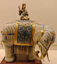 上海博物館（人民廣場館）的掐絲琺瑯美到窒息