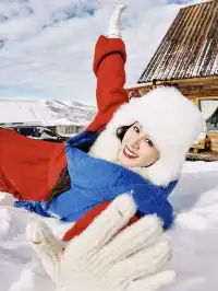 冬日雪地拍照個姿勢讓你美出圈