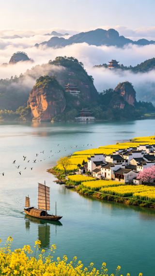 Traveling Jiangnan a thousand times can't compare to half the fairy charm of Jiangxi