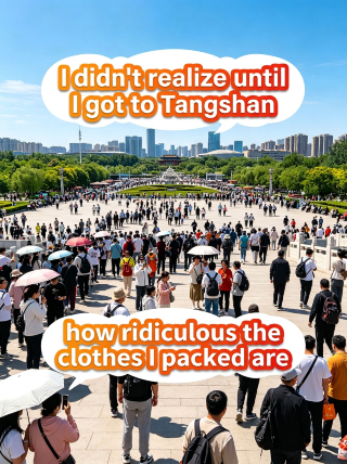 Only after arriving in Tangshan did I realize how foolish my clothing choices were