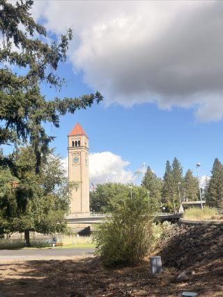 Spokane in the morning light: A stroll through the Expo site and Clock Tower Park 