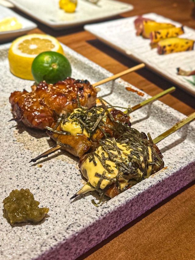 炭火地雞｜以日本備長炭製串燒🔥甚有日本居酒屋氣氛