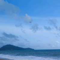 Romantic beach at Phuket airport 
