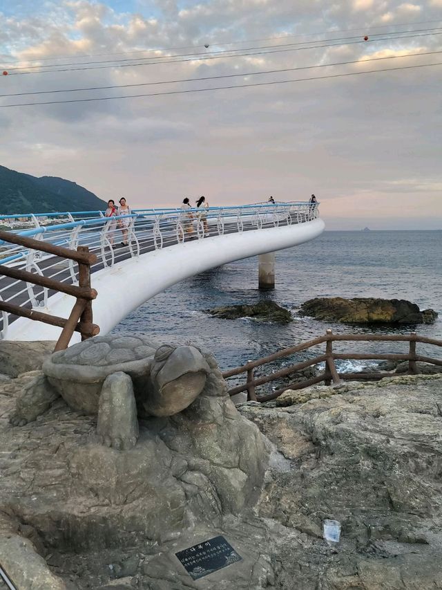 노을질무렵 더 예쁜 송도 구름산책로☁️