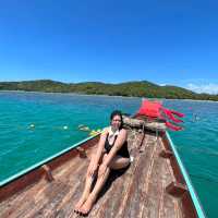 ร่องเรือชมบรรยากาศ​ เกาะแตน  สมุย