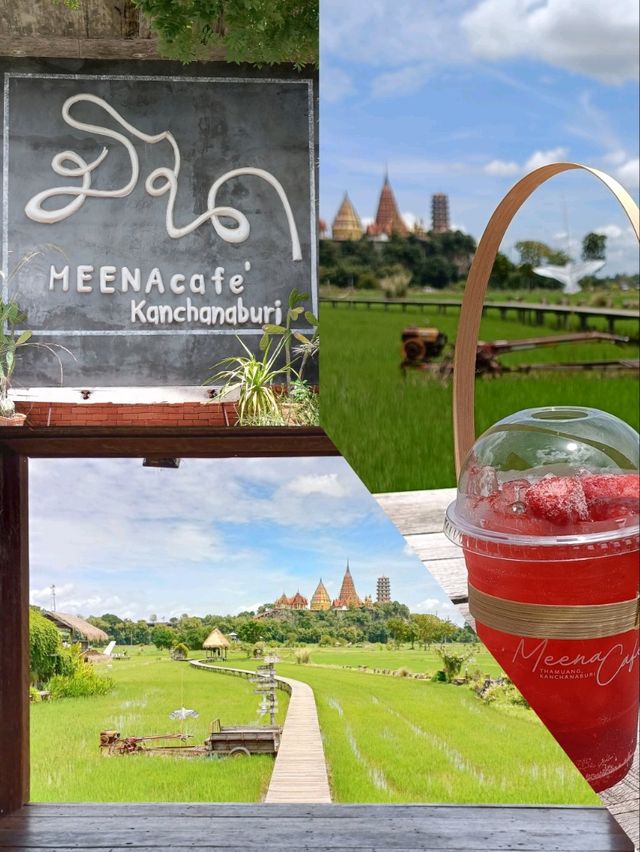 คาเฟ่วิวสวย "มีนา Cafe' Kachanaburi"