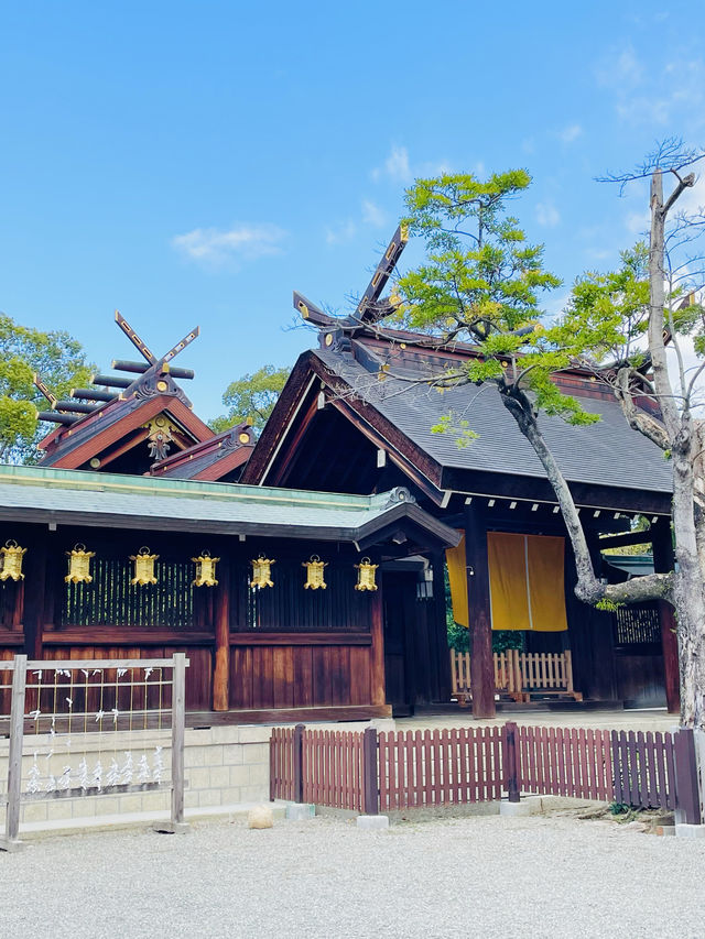 【大阪府/大鳥大社】八角形の柱の鳥居がある神社