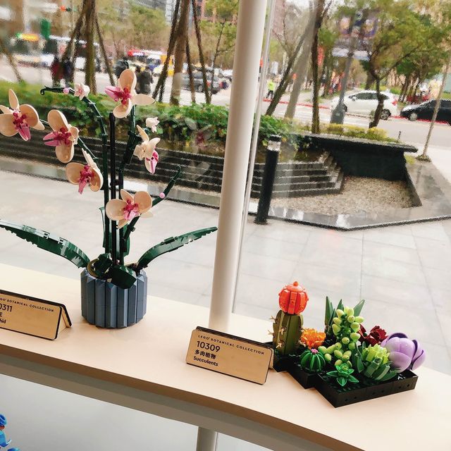 浪漫🈵️屋·樂高「花」現愛咖啡屋📍 Eslite Xinyi Store 誠品信義店