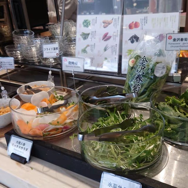 【金沢】朝食バイキングで金沢野菜をいただきます