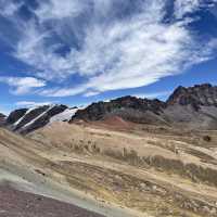 Rainbow Mountains in Peru 