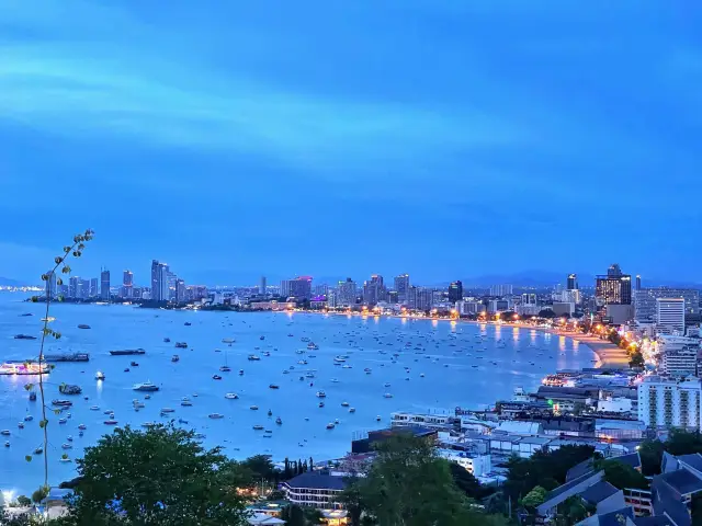 Pattaya View Point at Blue Hour