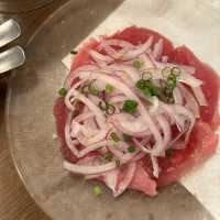 【神楽坂】名物のウニプリン‼️人気のスペインバル🇪🇸🥘