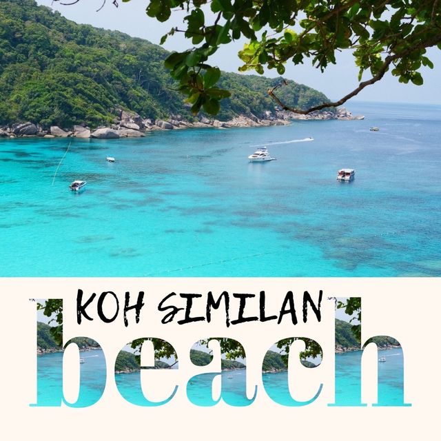 Koh Similan's Pristine Beauty