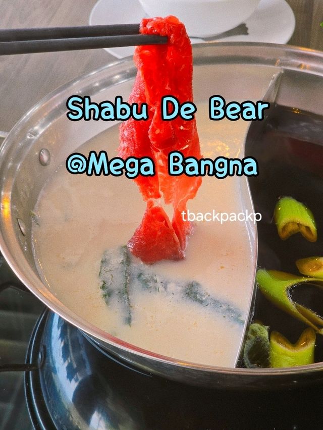 Shabu น้องหมี วันสบายๆที่ Megabangna 🏡♨️