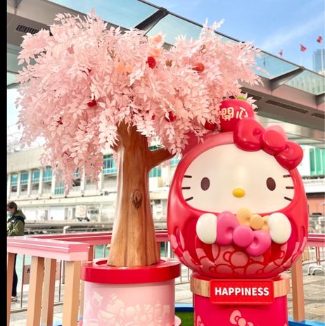 Hello Kitty 50周年花車巡遊主題裝置 Hello Kitty 50周年花車巡遊主題裝置