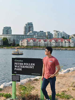 Fisherman's wharf ชุมชนริมน้ำที่ Victoria Canada 