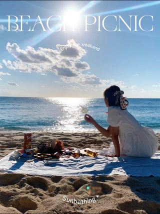 How about having a picnic on the beach this weekend? 🤭🏖💛【Domestic Edition】