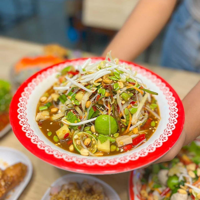ร้านส้มตำรสเด็ดที่ร้อยเอ็ด🌶️🔥