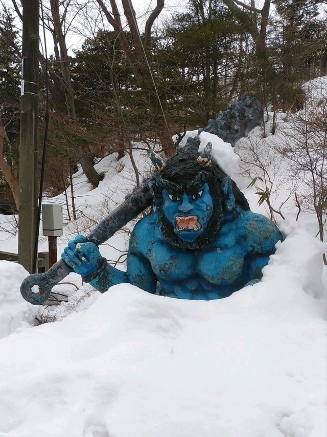 【北海道】冬の登別地獄谷  【北海道】冬の登別地獄谷