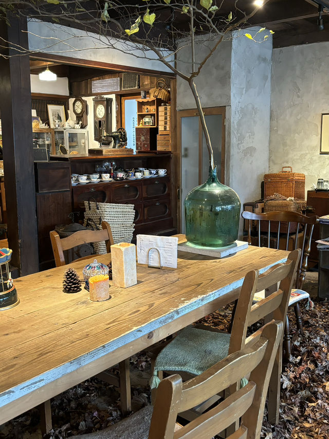 【福岡カフェ】落ち葉の絨毯が圧巻の素敵カフェ