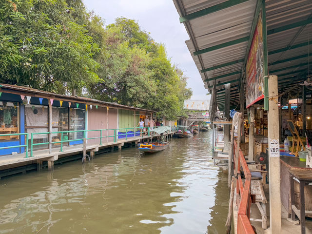 รีวิว ตลาดน้ำคลองลัดมะยม (ที่เที่ยววันพ่อ) 