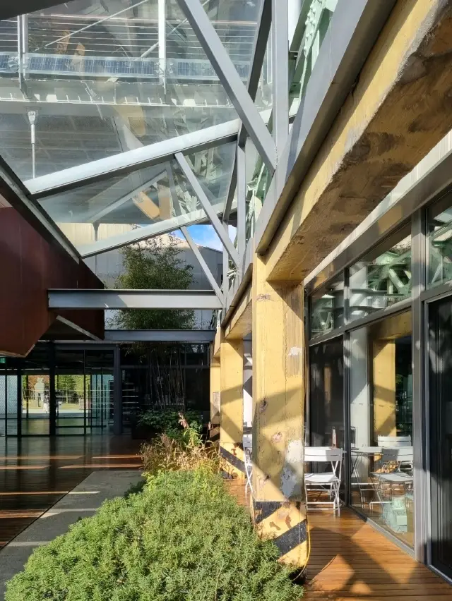 A former factory turned into a hip cultural space.