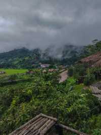 Sapan in rainy season.Nan province,Thailand