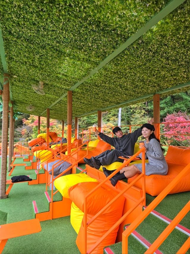 야외정원이 예쁜 무주 역대급 단풍카페🧡