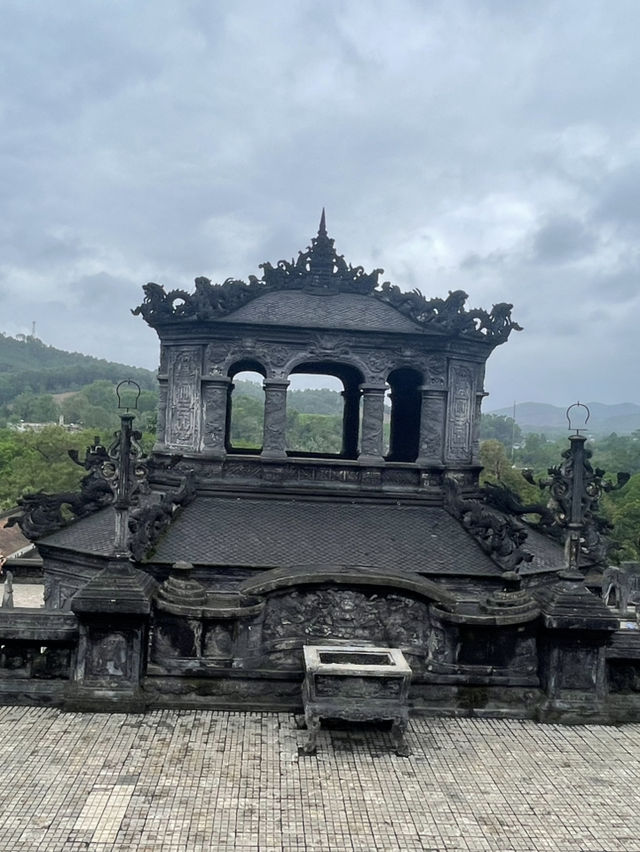 Ascend up the Tomb of Emperor Khai Dinh