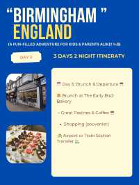 Birmingham itinerary or Nature Lovers 🌳