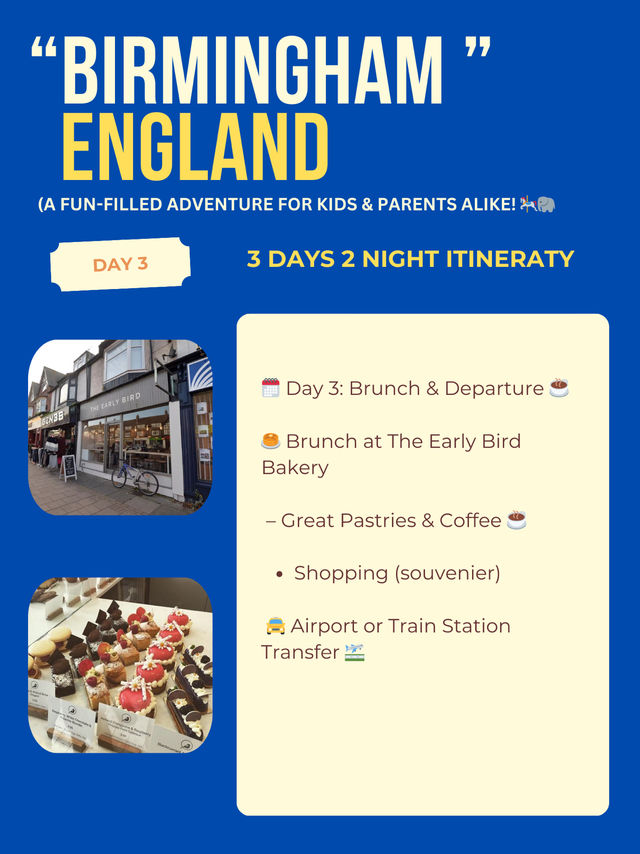 Birmingham itinerary or Nature Lovers 🌳