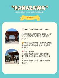 金沢で伝統とアートを巡る3日間の旅